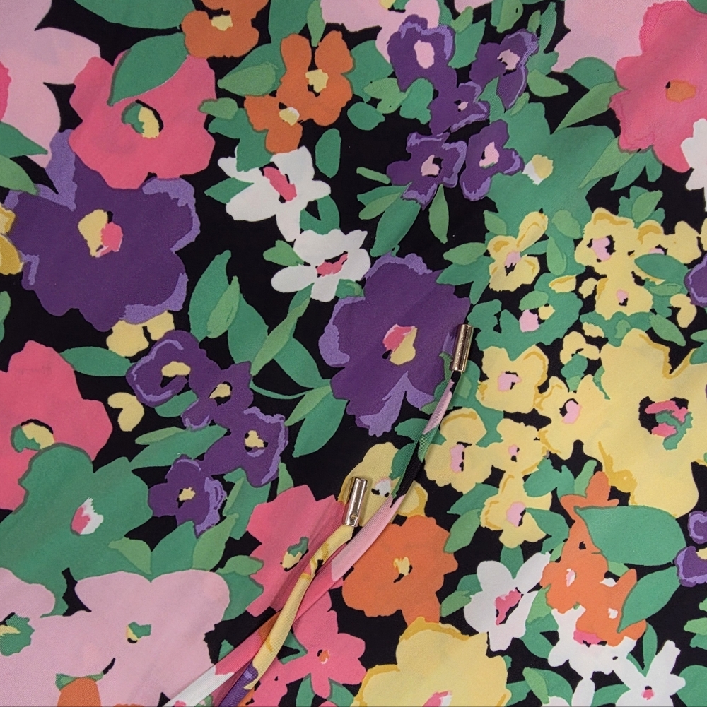 AFRM Floral Cutout Dress in Neon Garden, Size S - Picture 5 of 10